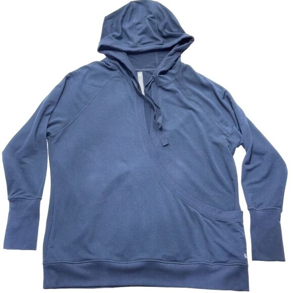 90 DEGREE by REFLEX Midnight Blue Hoodie Women's Size 1X - Picture 6 of 10